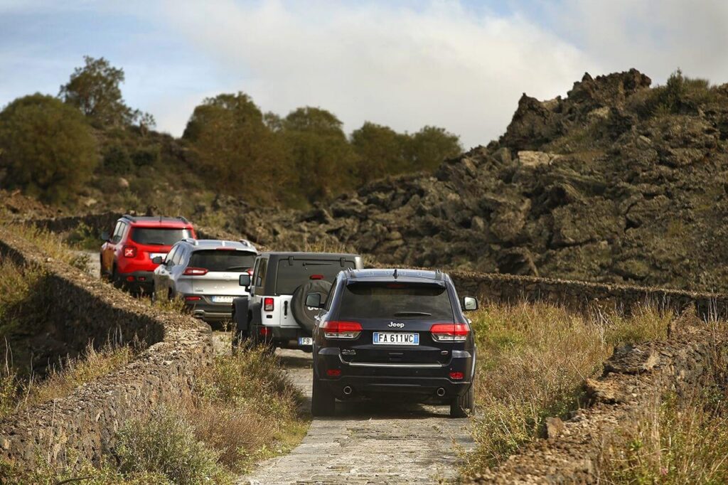 , Jeep na&nbsp;zboczach Etny