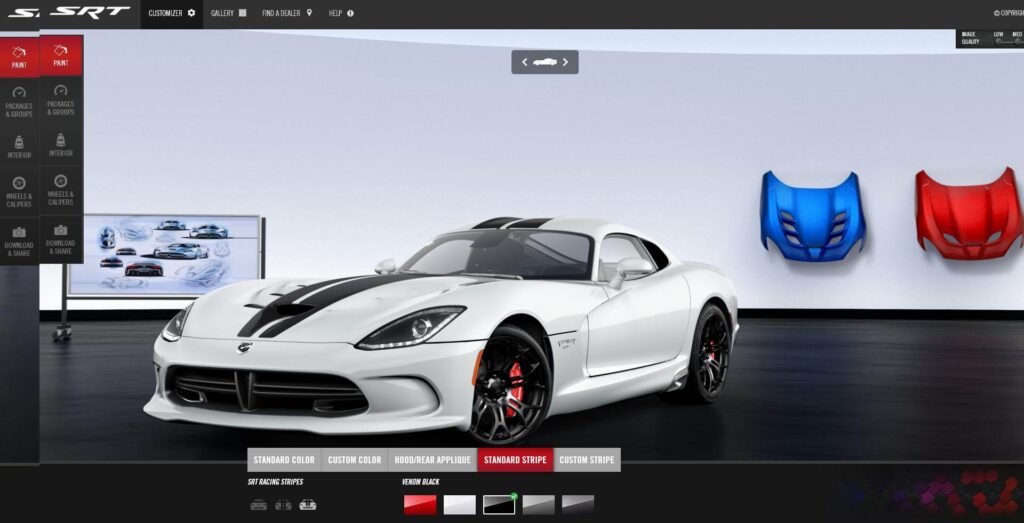 Konfigurator Dodge Viper