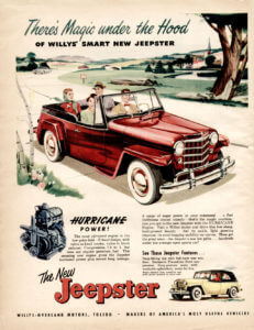 1950 willys overland jeepster