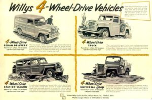 1954 Jeep-4x4 jeepa z lat piędziesiątych