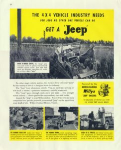 Pierwsze reklamy Jeep