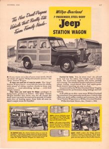 Pierwsze reklamy Jeep
