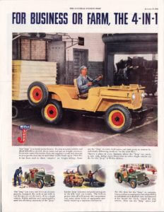 Pierwsze reklamy Jeep