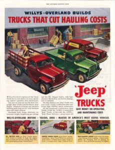 Pierwsze reklamy Jeep