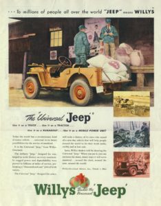Pierwsze reklamy Jeep