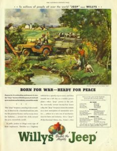 Pierwsze reklamy Jeep