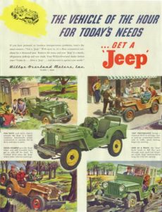 Pierwsze reklamy Jeep