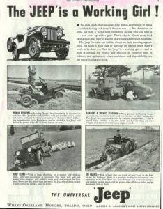 Pierwsze reklamy Jeep