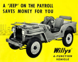 Pierwsze reklamy Jeep