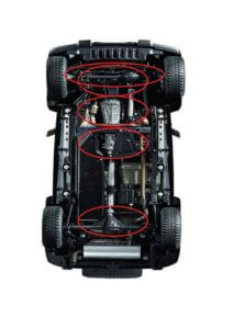 komponenty zapewniające trakcję jeep wrangler