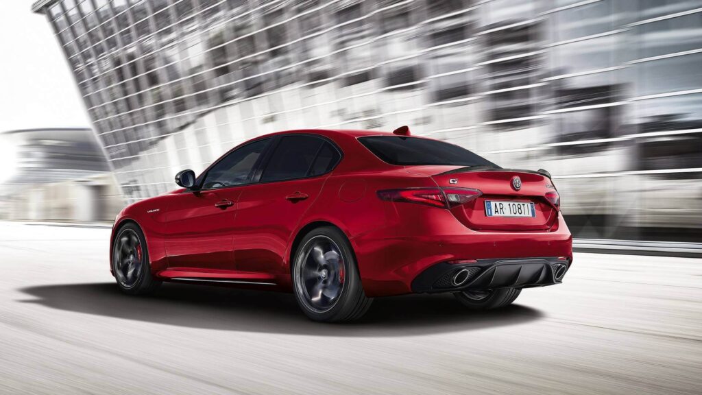 alfa romeo giulia velocie ti tył